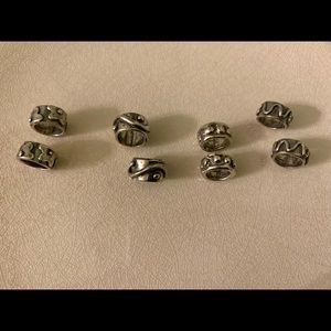8 sterling silver bead bundle